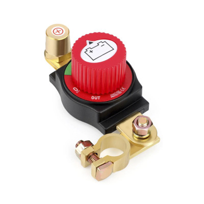 Coupe circuit bouton rotatif 12-48V 300A on/off angle de montage réglable