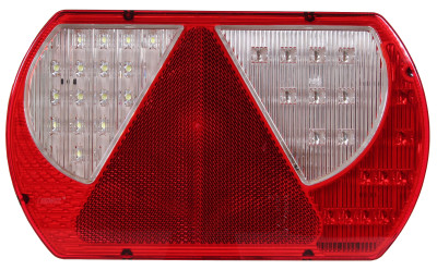 Feu arrière LED 12-24 V 6 fonctions droit 5-broches