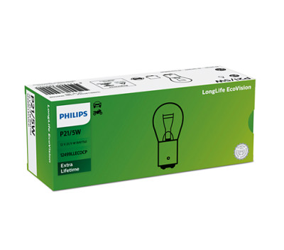 Philips P21/5W - 12V - 21/5W - BAY15d - Longlife EcoVision