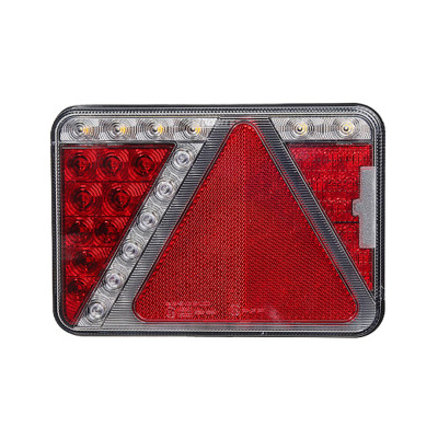 Feu arrière à LED 12-24 V, 6 fonctions, 5 broches, gauche