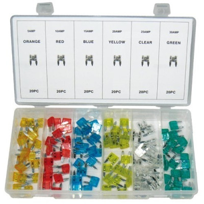 Assortiment fusibles mini 120 pcs