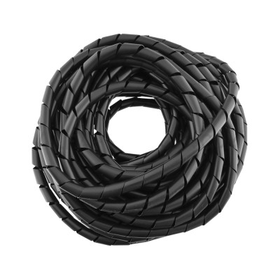 Gaine spirale Ø30mm - Noir - rouleau 25m