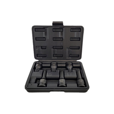 Coffret de douilles Spline M14,M16 & M18 long et court
