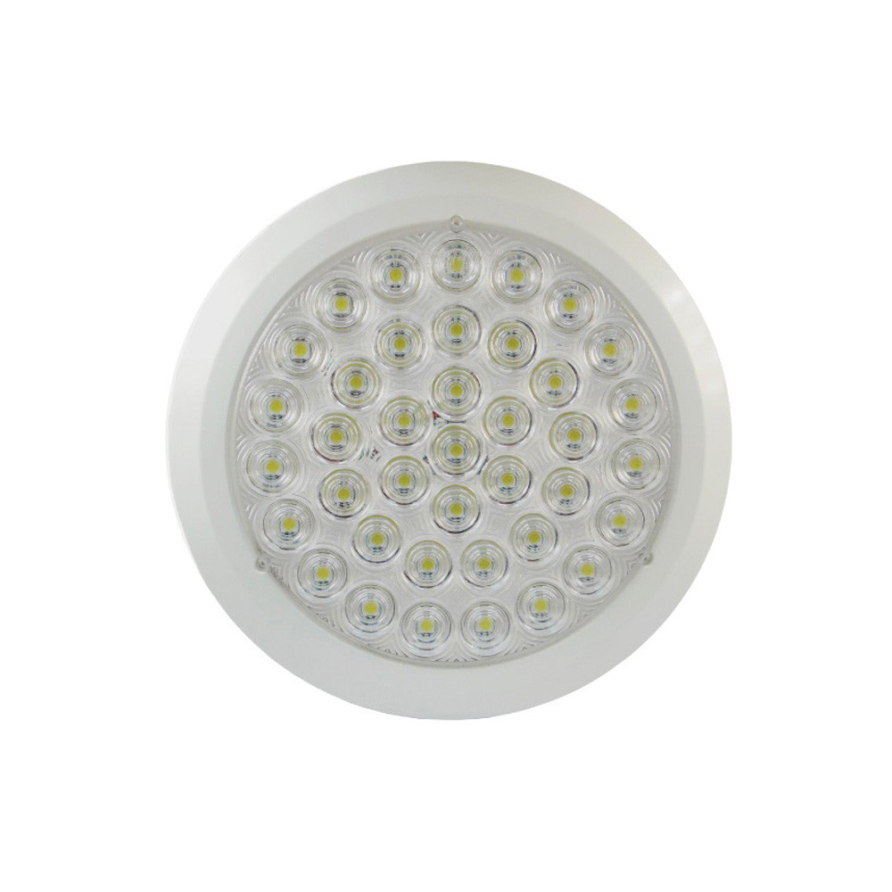 Lumière d'intérieur LED 780lm 12-24V Ø177mm cadre blanc