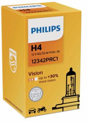 Philips H4 - 12V - 60/55W - Vision