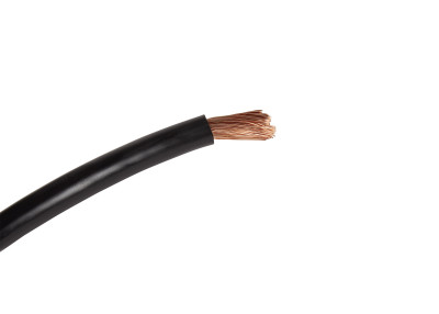 Fil câble démarrage - 25mm² - 50m - noir - extra flexible