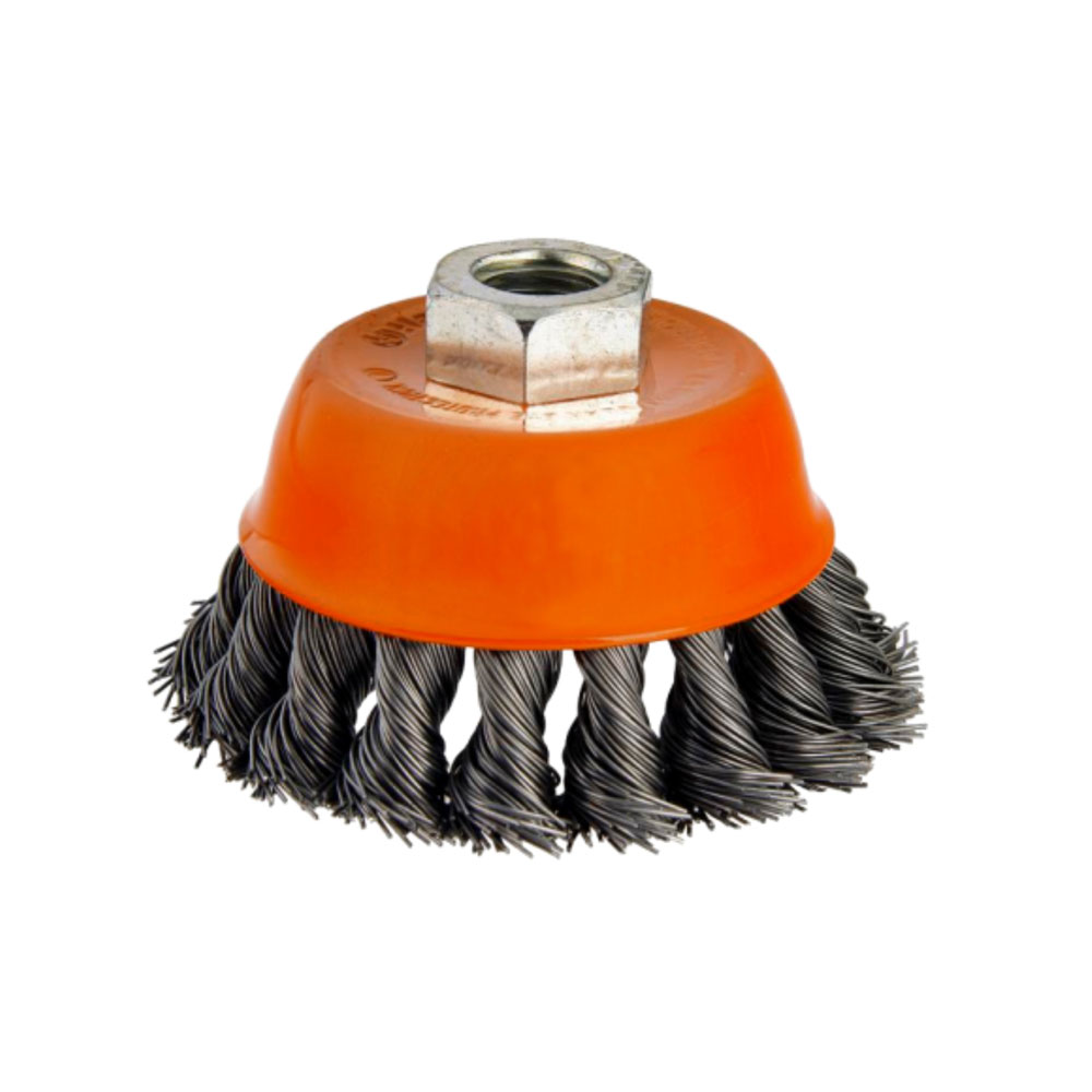Brosse Coupe Acier Torsadé Tivoly Technic 75mm M14 - Décapage Intensif