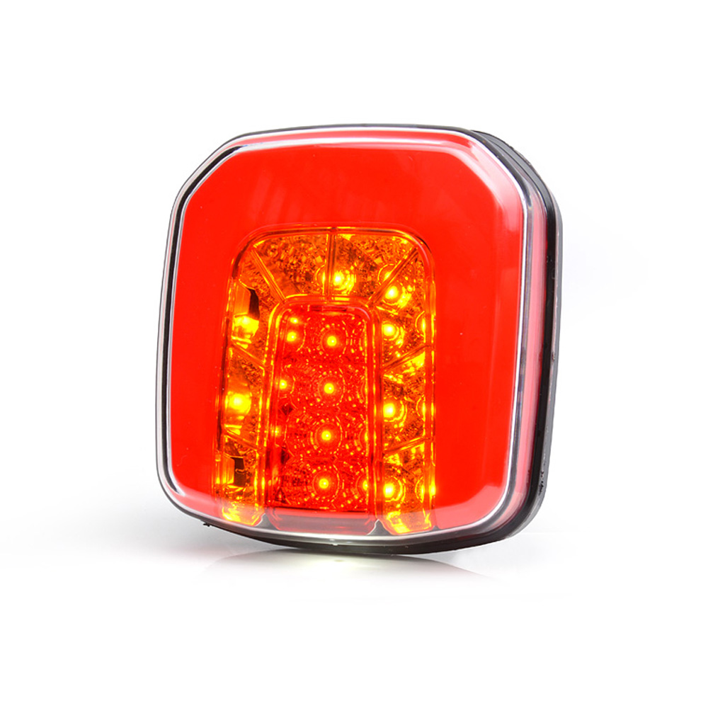 Feu arrière W145 LED 12-24V 4 fonctions 2m de câble | W1088