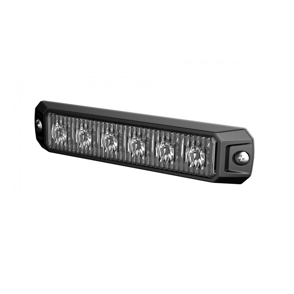 RIGIDON 2 Pcs Barre LED 12 Leds Orange Stroboscopique 12V 24V – Feu Clignotant Sécurité Offroad Voiture Camion Bateau