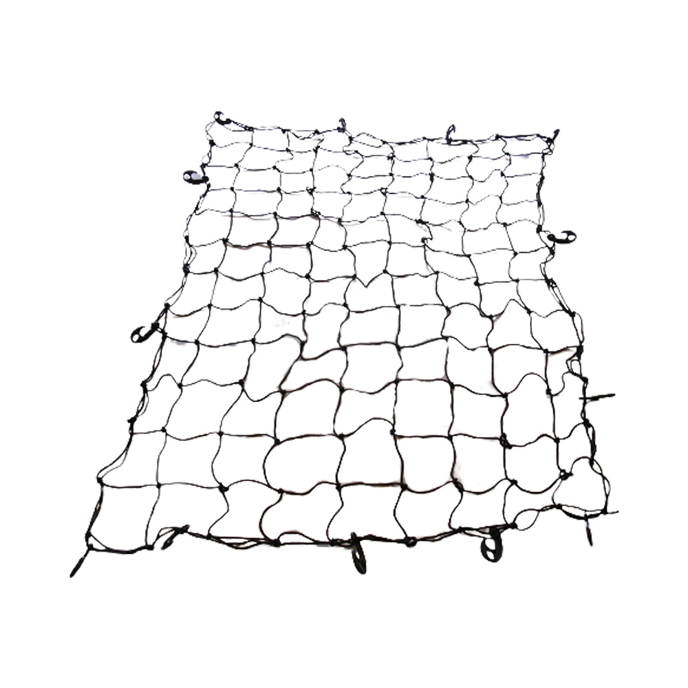Filet De Sécurité En Nylon Avec Crochets - 1,5 X 2 M, élastique, Pour Sécuriser Le Chargement Sur Camion, Remorque, SUV