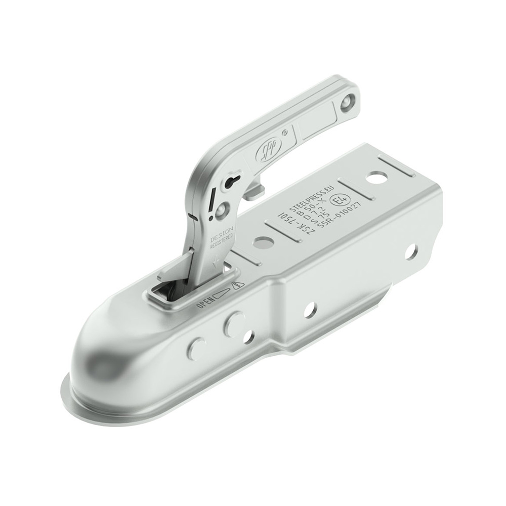 Tête D'Attelage Carré PRO PLUS 341003 - 50 Mm Pour Remorque Jusqu'à 750 Kg - Homologuée DEKRA