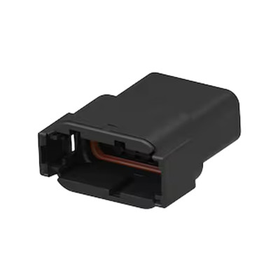 Connector DTM Deutsch zwart 12 polig M