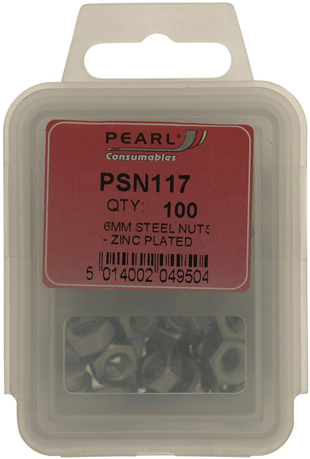 steel nuts-zinc plated 6mm