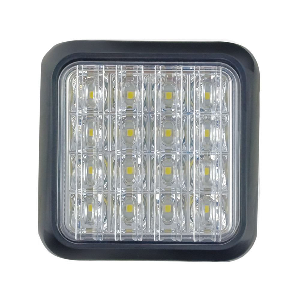 Achteruitrijlicht LED 12-24V vierkant