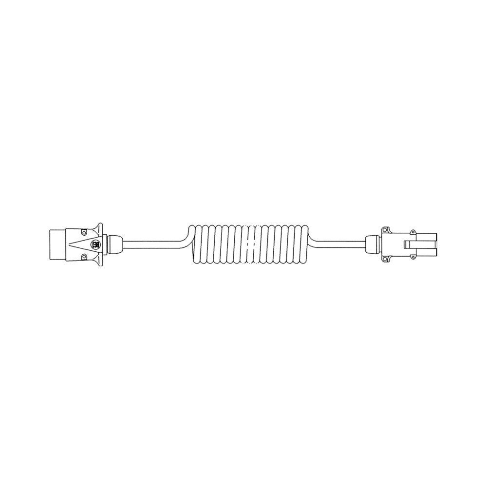 Adapterkabel 7-polig 12V naar 7-polig 24V