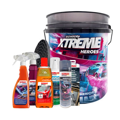 SONAX Poetsset met GRATIS 'XTREME Heroes' emmer