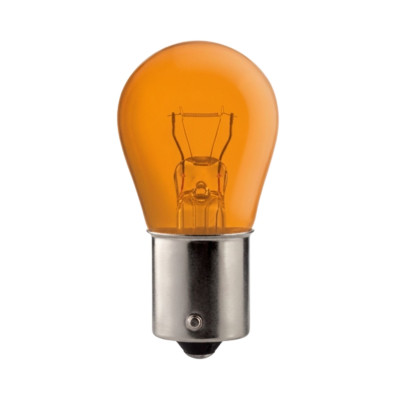 Signalisatielamp 12V 21W BAU15s oranje blister (2 stuks)