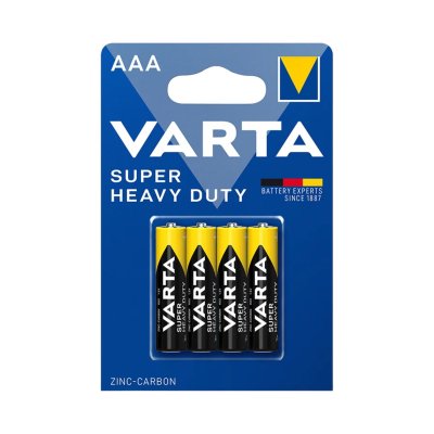 Batterij VARTA Super Heavy Duty AAA (4 stuks)