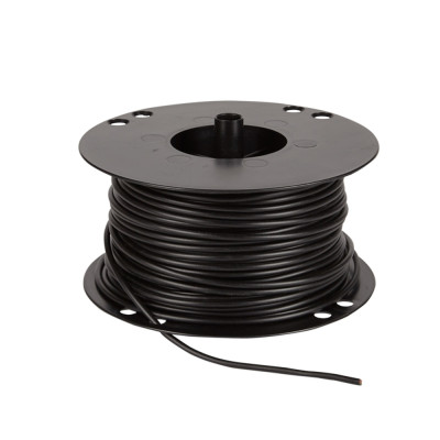Draad - 2.5mm² - 50m - bobijn en doos - zwart