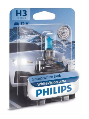 Philips H3 - 12V - 55W - WhiteVision Ultra - blister