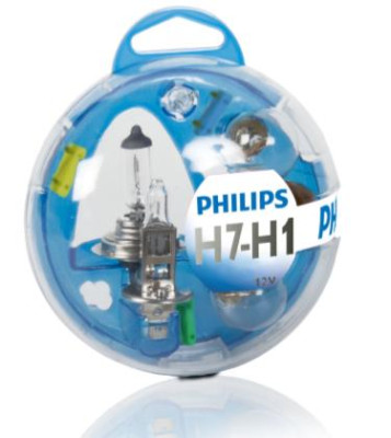 Philips H1 + H7 Essential Box - 12V