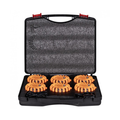 Set signaallichten LED draagkoffer