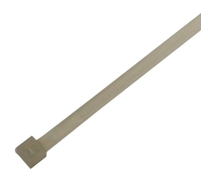 Kabelbinder - 360x7.5mm - wit (100 stuks)