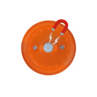 Waarschuwings-disk 16+8LED oranje magnetisch