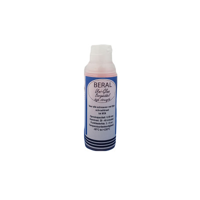 Beral Uni-Glue borgmiddel rood high strength 15ml
