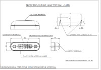 Markeringslicht LED 12/24V Wit 84mmx24mmx25mm