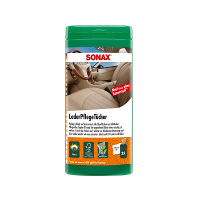 Lederverzorger LeatherCareWipes Box (25 stuks)