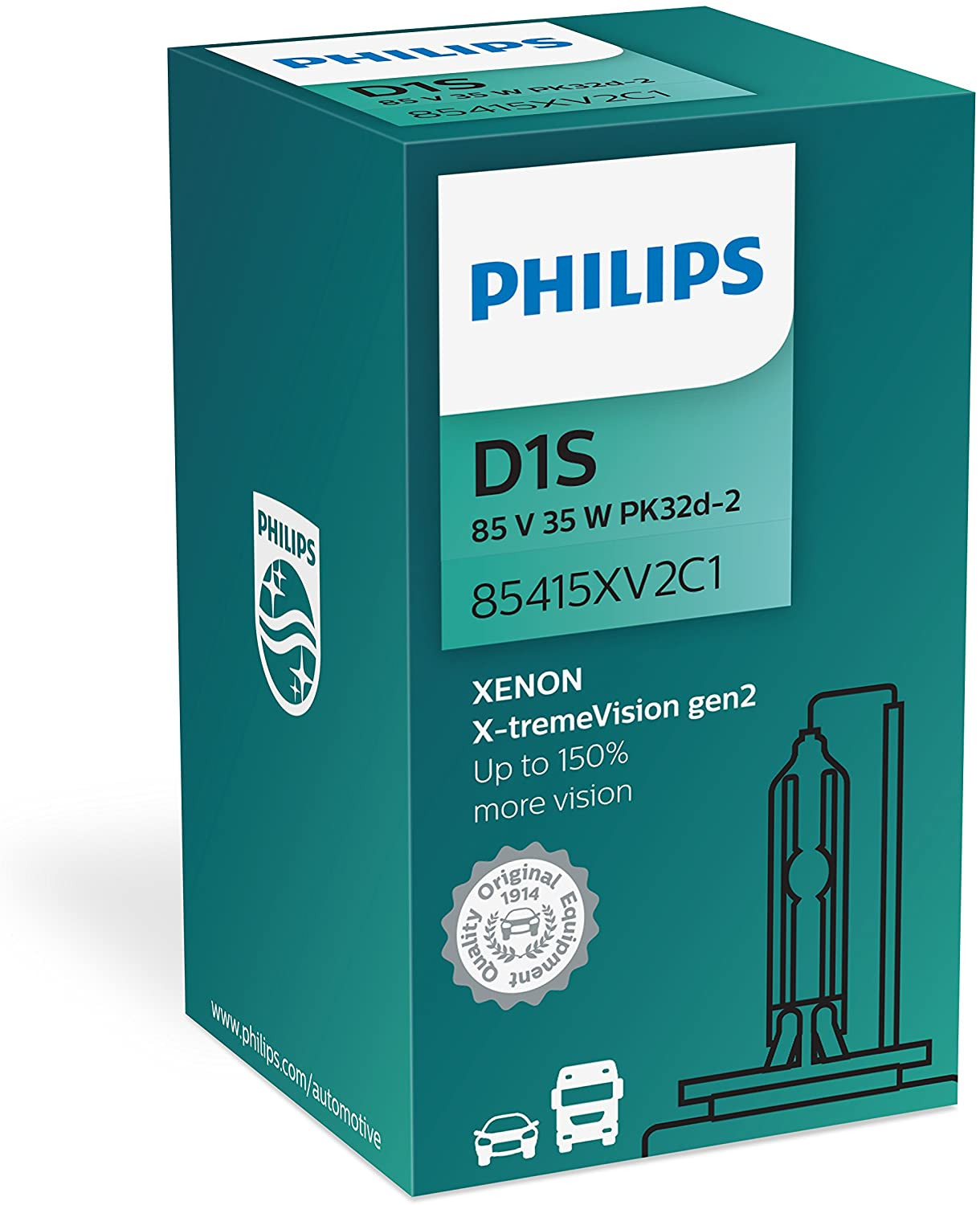 Philips D1S - Xenon light - 85V - 35W - X-treme Vision