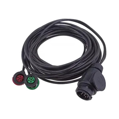 Kabelset - stekker - 7-polig - 6m - 2 connectoren