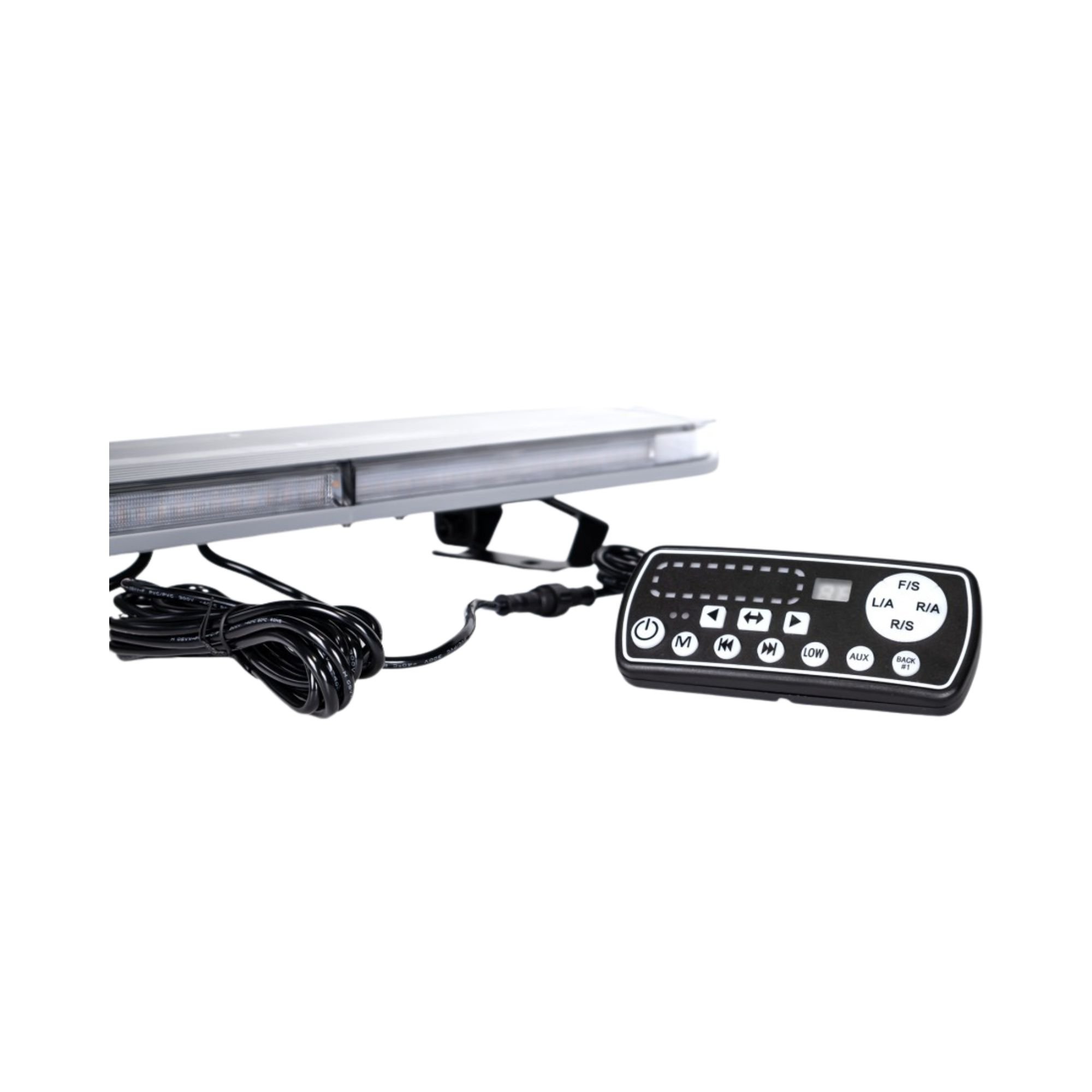 Signalisatiebalk LED oranje 12-24V 912mm 6-patronen R10-R65 met controller