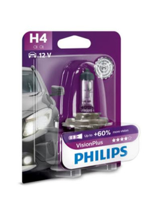 Philips H4 - 12V - 55W - VisionPlus - blister