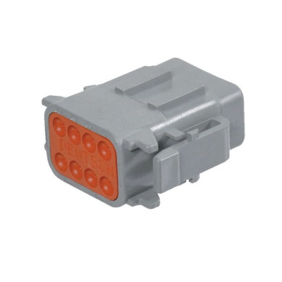 Connector DTM Deutsch grijs 8 polig F