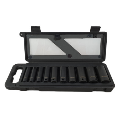 Krachtdoppenset lang 3/8" 10-delig