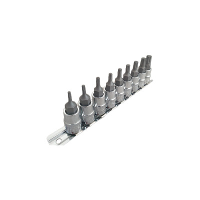 Torx 3/8" stiftdoppen 9-delig