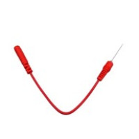 Insteek kabels rood/zwart