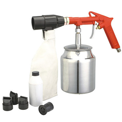 Zandstraalset pneumatisch