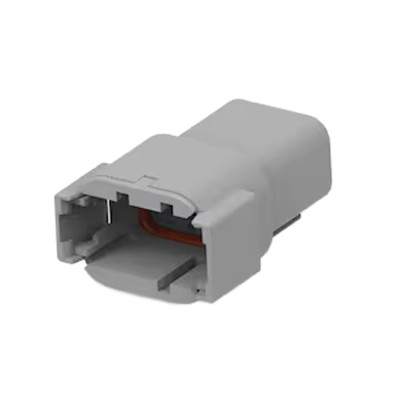 Connector DTM Deutsch grijs 8 polig M