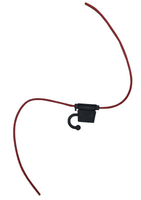 Zekeringhouder NormOTO 2.5mm²  rood met kapje