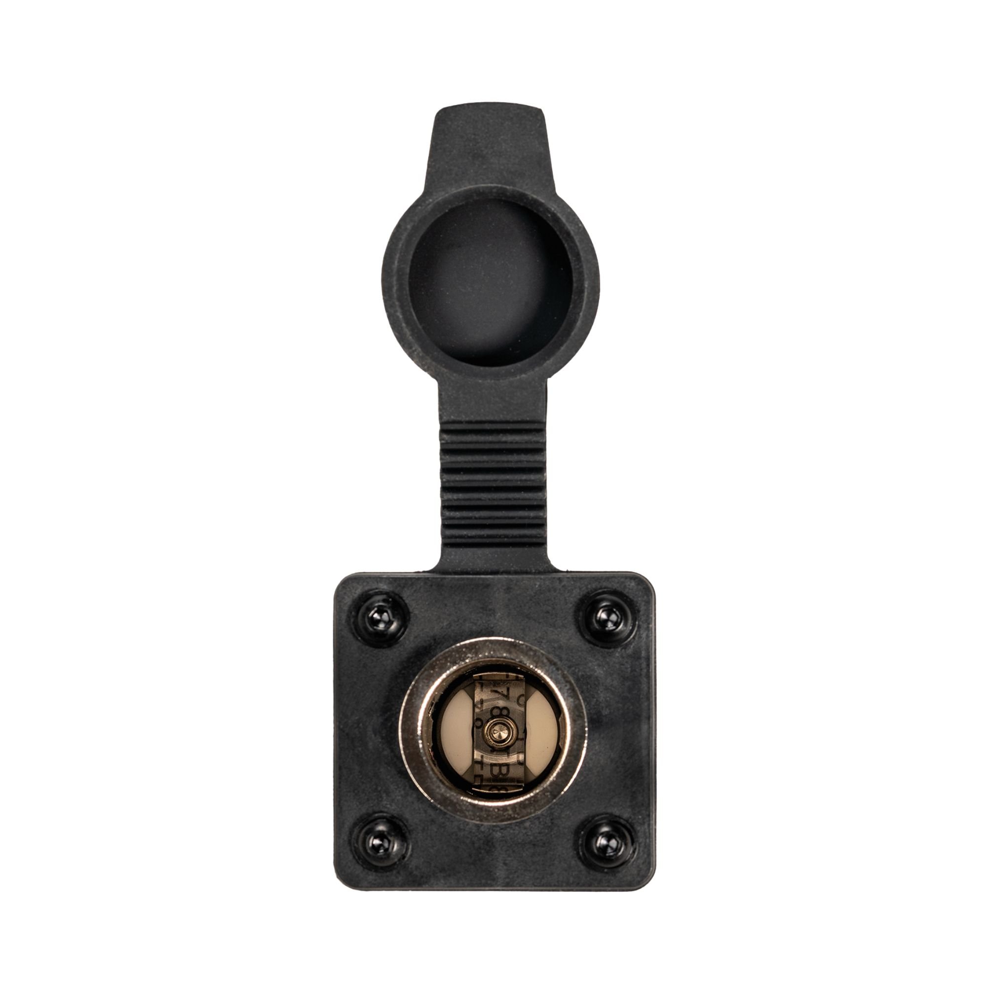 12V inbouwcontact (O-46) + stekkeradapter (O-22)