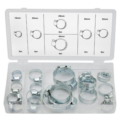 Assortiment slangklemmen 26 delig