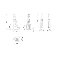 Looplamp 120 LED 230lm oplaadbaar magnetisch plooibaar