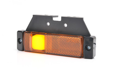 12/24V LED Zijmarkering met reflector - oranje - ADR