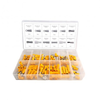 Assortiment kabelverbinders - geel