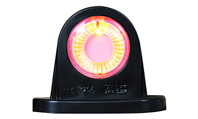 Breedtelicht W21.4S LED 12-24V 33cm kabel universeel rubber
