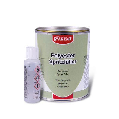 Polyester spuitplamuur 1500g 2 componenten