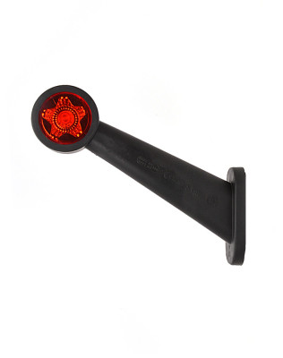 Breedtelicht W21.3STAR LED 12-24V 21cm kabel links schuin lang